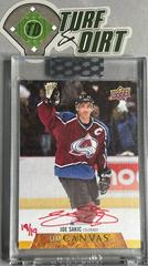 Joe Sakic [Red Ink] Hockey Cards 2020 Upper Deck Clear Cut Canvas Signatures Prices