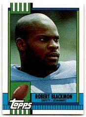 Robert Blackmon #58T Football Cards 1990 Topps Traded Prices