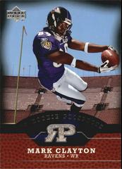Mark Clayton Football Cards 2005 Upper Deck Rookie Prospects Prices