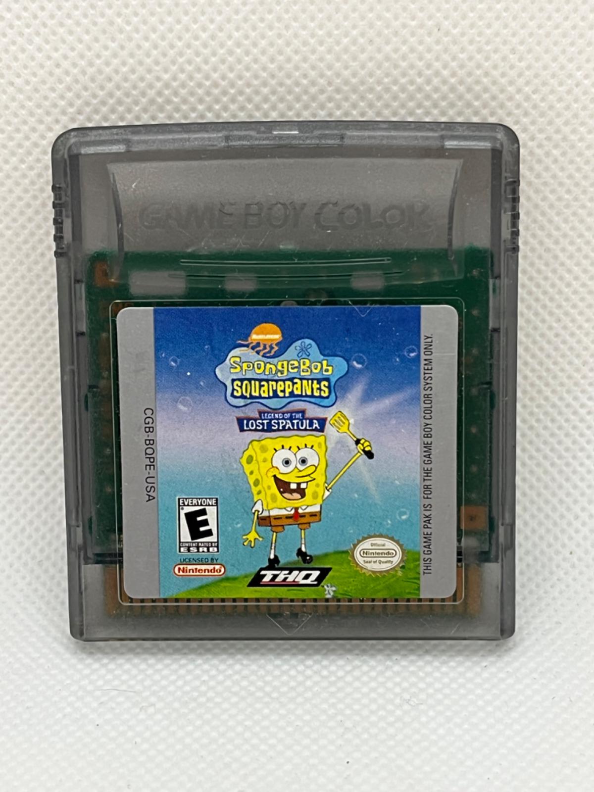 SpongeBob SquarePants Legend of the Lost Spatula | Item only | GameBoy ...