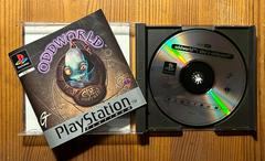 'Cover, Open' | Oddworld Abe's Exoddus [Platinum] PAL Playstation