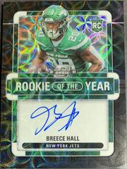 Breece Hall [Rookie of the Year Autograph Black Scope] #ROY-BH Football Cards 2022 Panini Contenders Optic Rookie of the Year Prices
