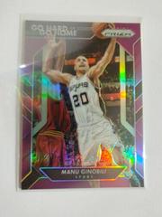 Manu Ginobili [Purple Prizm] Basketball Cards 2016 Panini Prizm Go Hard or Go Home Prices
