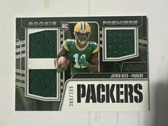 Jayden Reed #RPM-JR Football Cards 2023 Panini Absolute Rookie Premiere Materials Prices