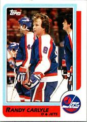 Randy Carlyle #144 Hockey Cards 1986 Topps Prices
