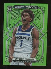 Anthony Edwards [Green] Basketball Cards 2020 Panini Obsidian Prices