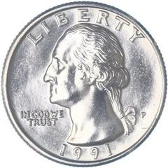 1991 P Coins Washington Quarter Prices