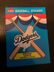 Dodgers National League Western Division Baseball Cards 1989 Fleer League Leaders Prices