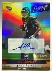 A.J. Brown [Signature Xtra Points Bronze] #253 Football Cards 2019 Panini Prestige Prices