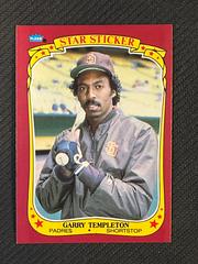 Garry Templeton #118 Baseball Cards 1986 Fleer Star Stickers Prices