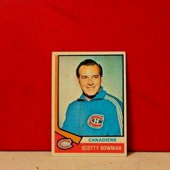 Scotty Bowman #261 Hockey Cards 1974 Topps Prices