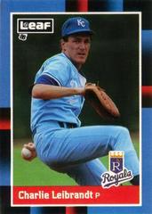 Charlie Leibrandt #76 Baseball Cards 1988 Leaf Prices