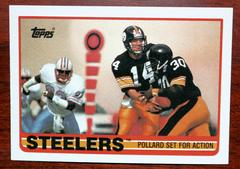 Steelers Team [Pollard Set for Action] Football Cards 1989 Topps Prices