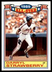 Darryl Strawberry Baseball Cards 1986 Topps All Star Glossy Set of 22 Prices