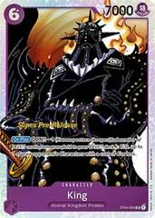 King [Super Pre-release] ST04-004 One Piece Starter Deck 4: Animal Kingdom Pirates Prices