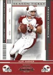 Kurt Warner #2 Football Cards 2005 Playoff Contenders Prices