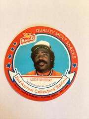 Eddie Murray Baseball Cards 1989 King B Discs Prices