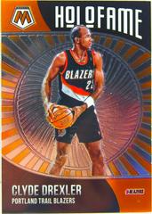 Clyde Drexler #20 Basketball Cards 2020 Panini Mosaic HoloFame Prices