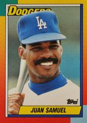 Juan Samuel #109T Baseball Cards 1990 Topps Traded Tiffany Prices