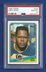 LeRoy Irvin Football Cards 1988 Topps Prices