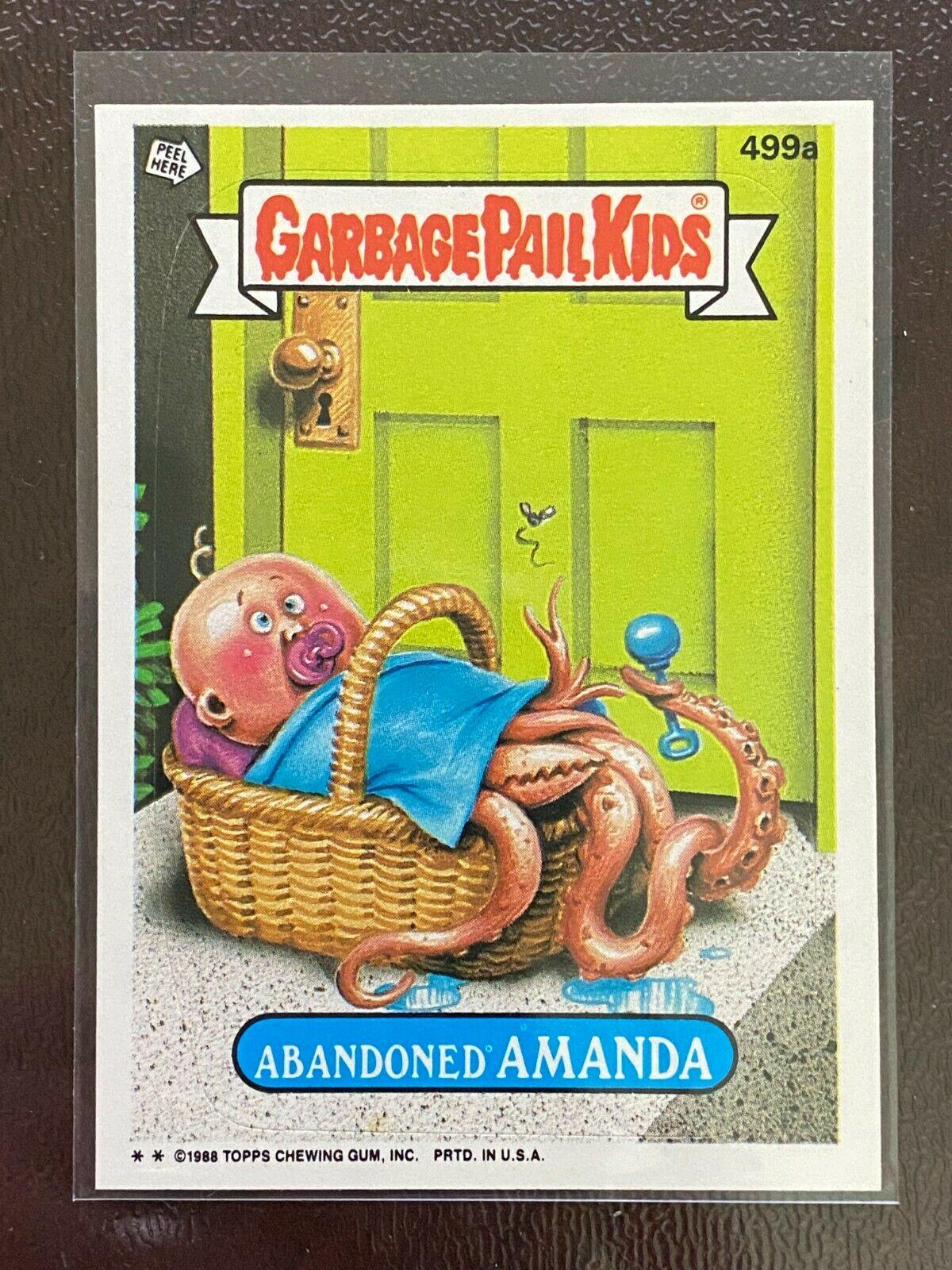 Abandoned AMANDA #499a 1988 Garbage Pail Kids