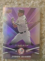 Jason Giambi #67 Baseball Cards 2009 Upper Deck Spectrum Prices