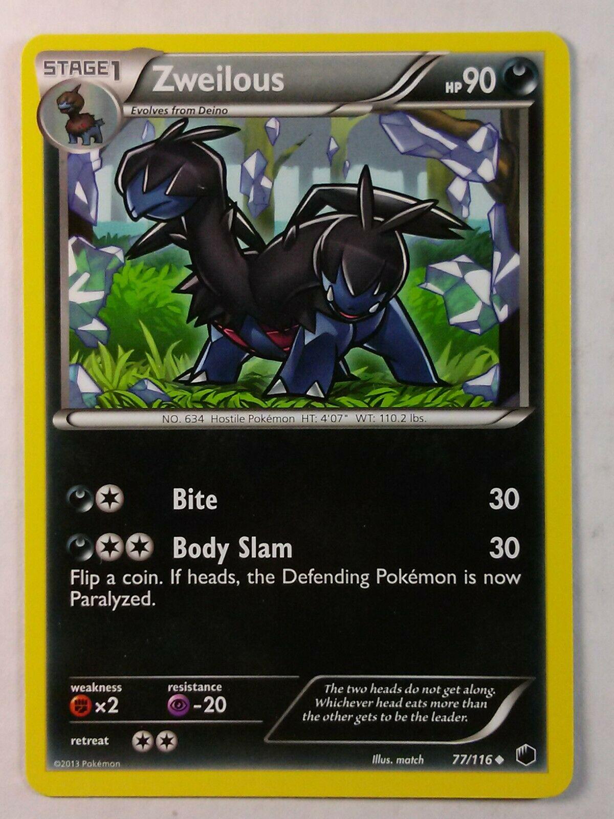 Zweilous #77 Prices | Pokemon Plasma Freeze | Pokemon Cards