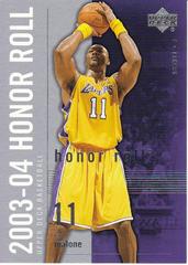Karl Malone Basketball Cards 2003 Upper Deck Honor Roll Prices