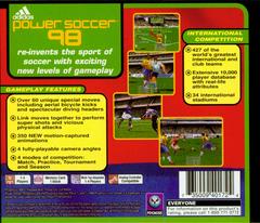 Adidas Power Soccer 98 - Back | Adidas Power Soccer 98 Playstation