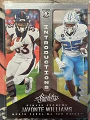 Javonte Williams #INT-15 Football Cards 2021 Panini Absolute Introductions Prices