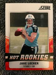 Jake Locker #13 Football Cards 2011 Panini Score Hot Rookies Prices