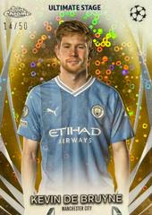 Kevin De Bruyne [Gold] #USC-33 Soccer Cards 2023 Topps UEFA Club Ultimate Stage Prices