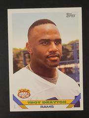 Troy Drayton Football Cards 1993 Topps Prices