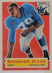 Roosevelt Brown #41 Football Cards 1956 Topps Prices