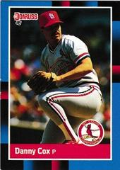 Danny Cox #60 Baseball Cards 1988 Donruss Prices