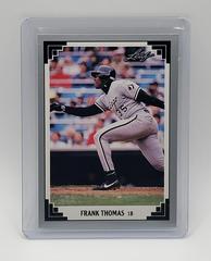 Frank Thomas Baseball Cards 1991 Leaf Prices