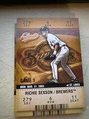 Richie Sexson Baseball Cards 2003 Fleer Authentix Prices