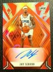 Jay Scrubb [Red] Basketball Cards 2020 Panini Chronicles Phoenix Rookie Autographs Prices