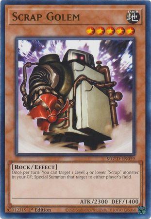 Scrap Golem MGED-EN059 YuGiOh Maximum Gold: El Dorado