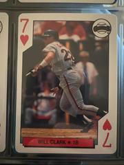 Will Clark [7 of Hearts] Baseball Cards 1992 U.S. Playing Card All Stars Prices