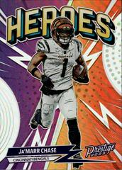 Ja'Marr Chase #H-7 Football Cards 2023 Panini Prestige Heroes Prices