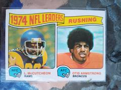 L. McCutcheon, O. Armstrong Football Cards 1975 Topps Prices
