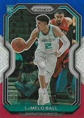 LaMelo Ball [Red, White, Blue Prizm] Basketball Cards 2020 Panini Prizm Prices