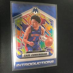 Cade Cunningham #3 Basketball Cards 2021 Panini Mosaic Introductions Prices