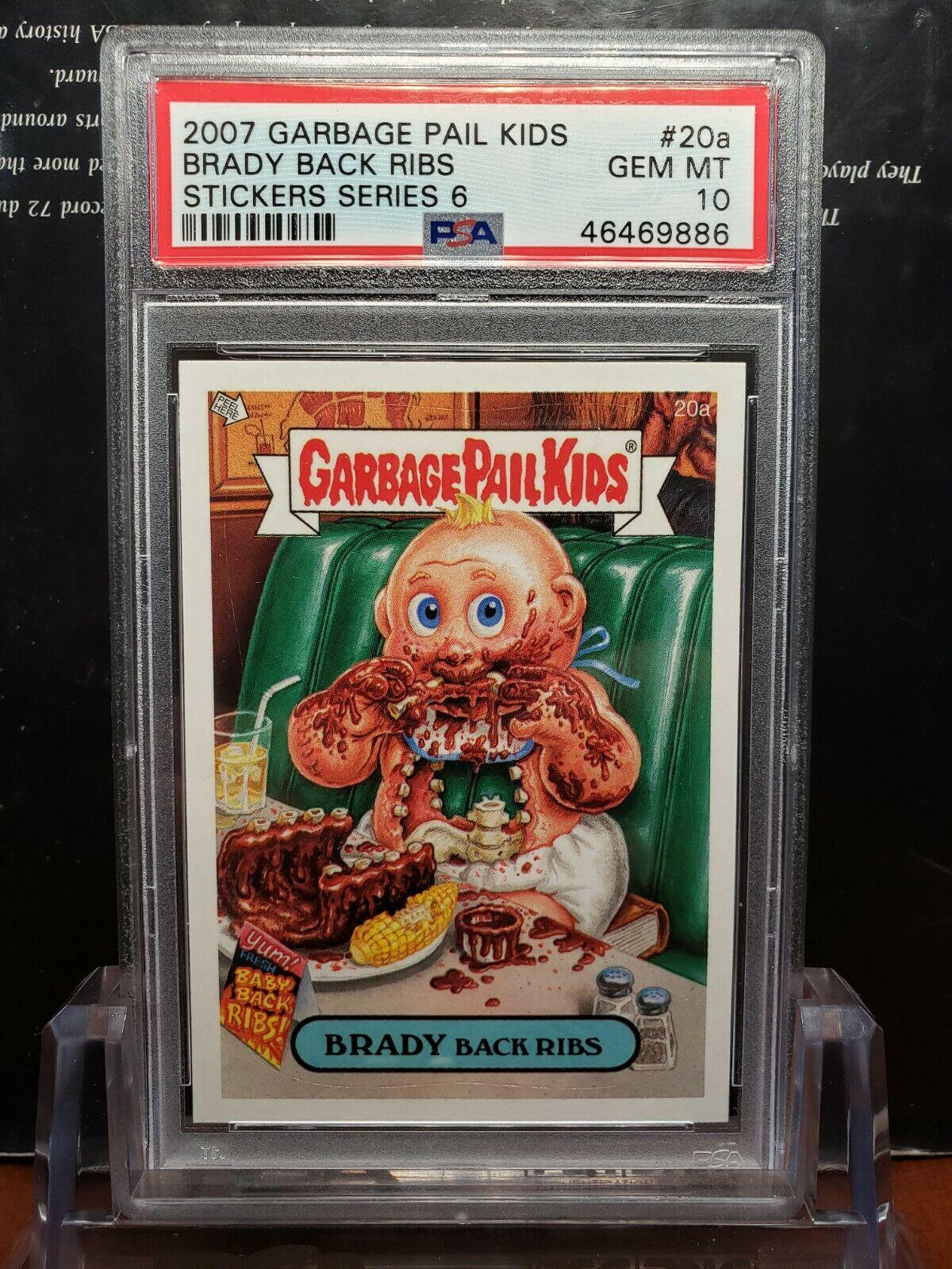 BRADY Back Ribs #20a 2007 Garbage Pail Kids