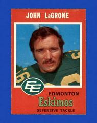 John LaGrone Football Cards 1971 O Pee Chee CFL Prices