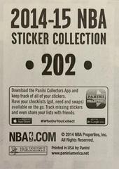Back | Dirk Nowitzki Basketball Cards 2014 Panini Stickers