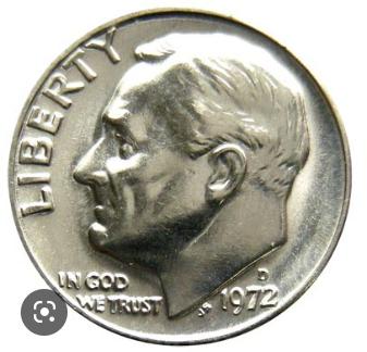 1972 S [PROOF] Coins Roosevelt Dime