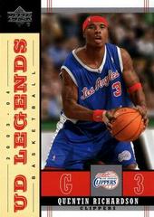 Quentin Richardson #34 Basketball Cards 2003 Upper Deck Legends Prices