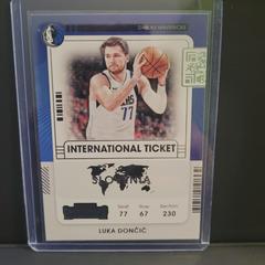Luka Doncic Basketball Cards 2021 Panini Contenders International Ticket Prices